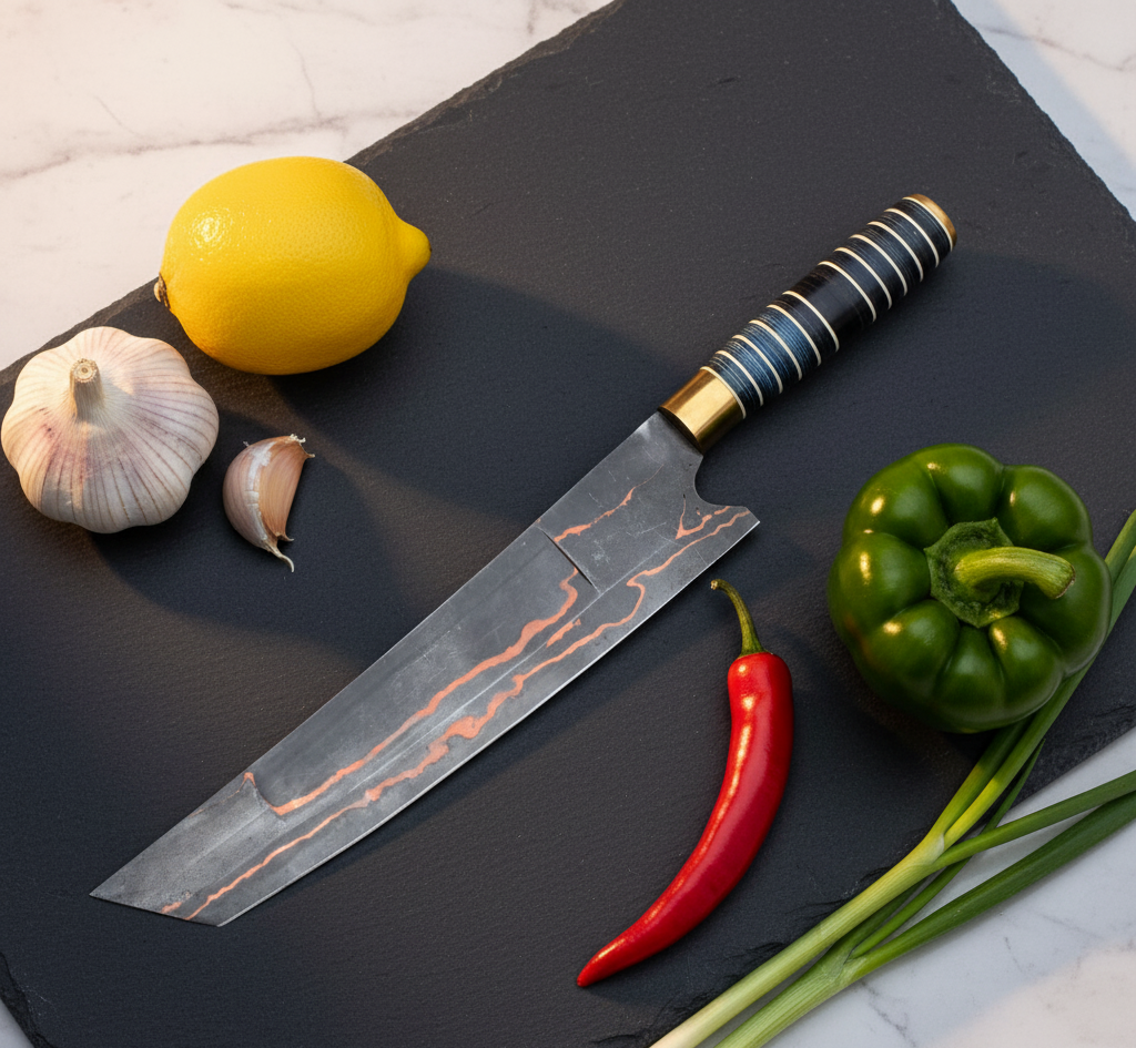 Professional Damascus Gyuto Knife | Forged Carbon Steel Blade | Perfect Gift for Chefs & Home Cooks